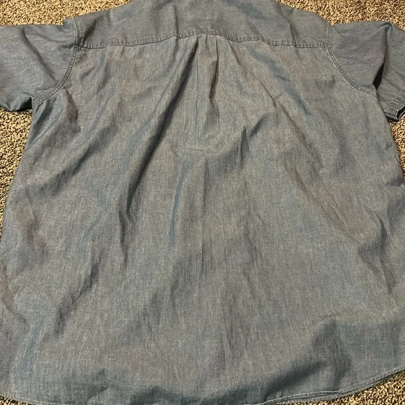 Men's Blue L.L. Bean Button Down Shirt - Picture 3 of 3